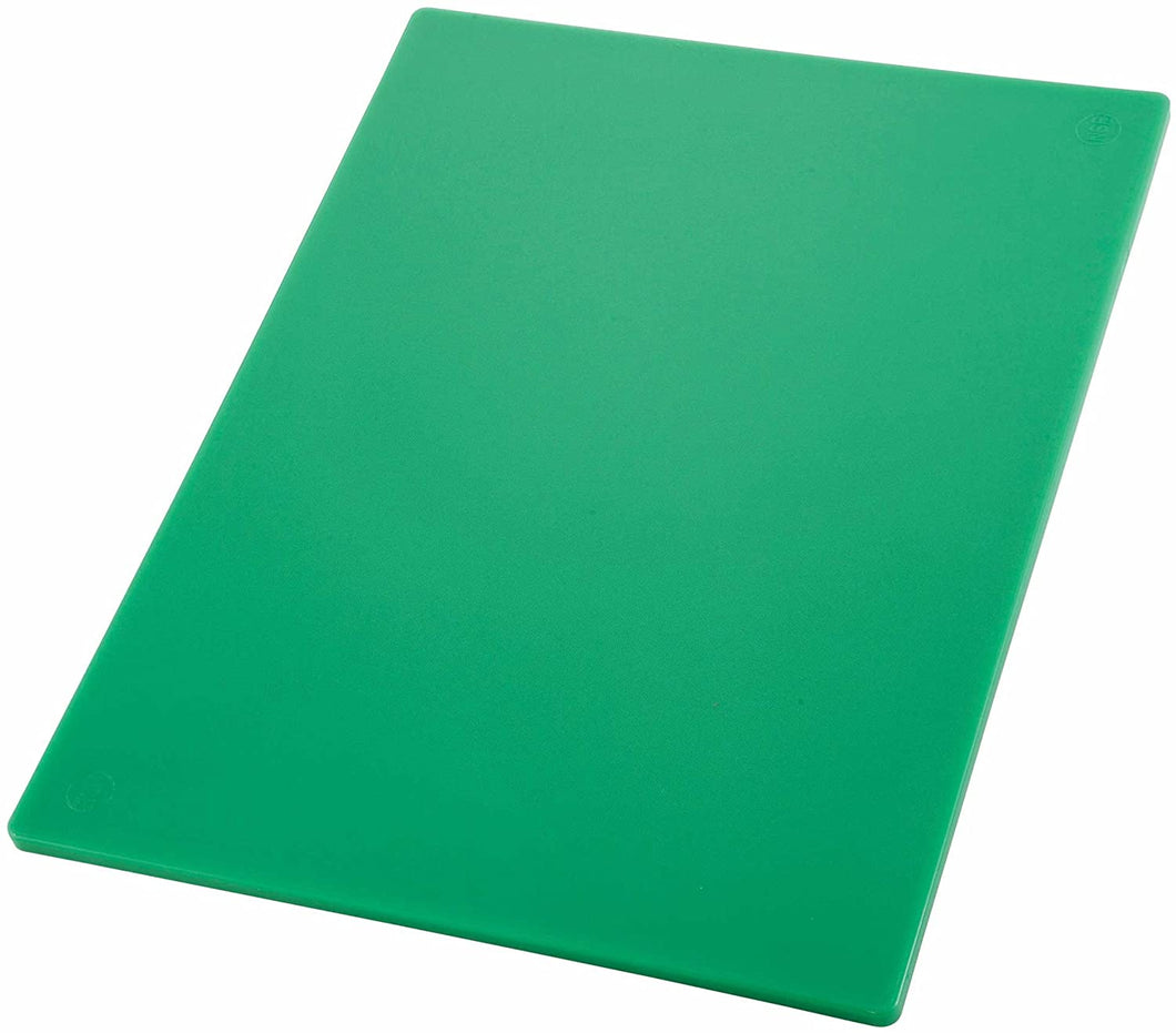 Winco Cutting Board, 12 by 18 by 1/2-Inch, Green