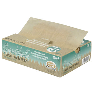 Handy Wacks Interfolded Dry Wax Delicatessen Paper, 8 x 10.75 inch - 500 per pack - 4 packs per case.