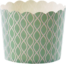 Load image into Gallery viewer, Hoffmaster Cup Small Green Dot, S!mply Baked 1-5/8&quot; X 1-7/8&quot;, 3 oz, Pack of 550
