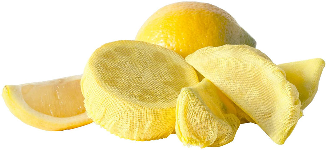 TableTop King Paper RLWB25 Yellow Lemon Wedge Bag - 100/Pack