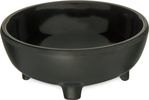 Carlisle 087303 Melamine Molcajete Ramekin, 3- oz. Capacity, Black (Case of 48)