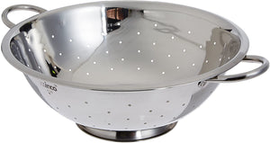 Winco COD-8 Stainless Steel Colander with Base, 8-Quart