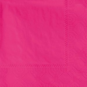 Hoffmaster Raspberry Beverage Napkin, Regal Embossed, 2 ply, 1/4 fold, Pack of 1000