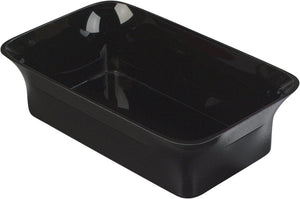 Carlisle 881903 Acrylic Deli Crock, 5 lb. Capacity, Black