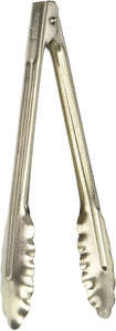 Winco UT-9 Coiled Spring Heavyweight Stainless Steel Utility Tong, 9-Inch