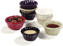 Load image into Gallery viewer, Carlisle Scalloped Melamine Ramekin Collection, 1 oz - 3 oz
