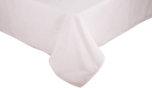 RIEGEL Permalux Cottonblend 54-Inch by 96-Inch Tablecloth, White