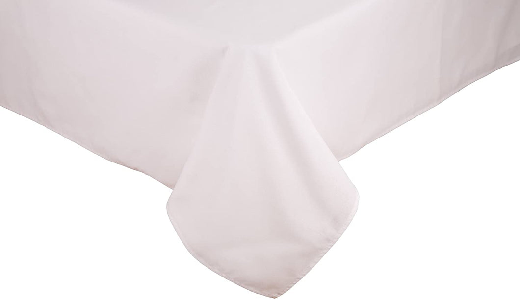 RIEGEL Permalux Cottonblend 54-Inch by 96-Inch Tablecloth, White