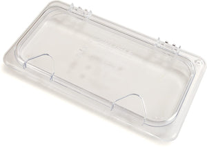 Carlisle 10278Z07 EZ Access Hinged Lid with Handle, Third Size, Clear