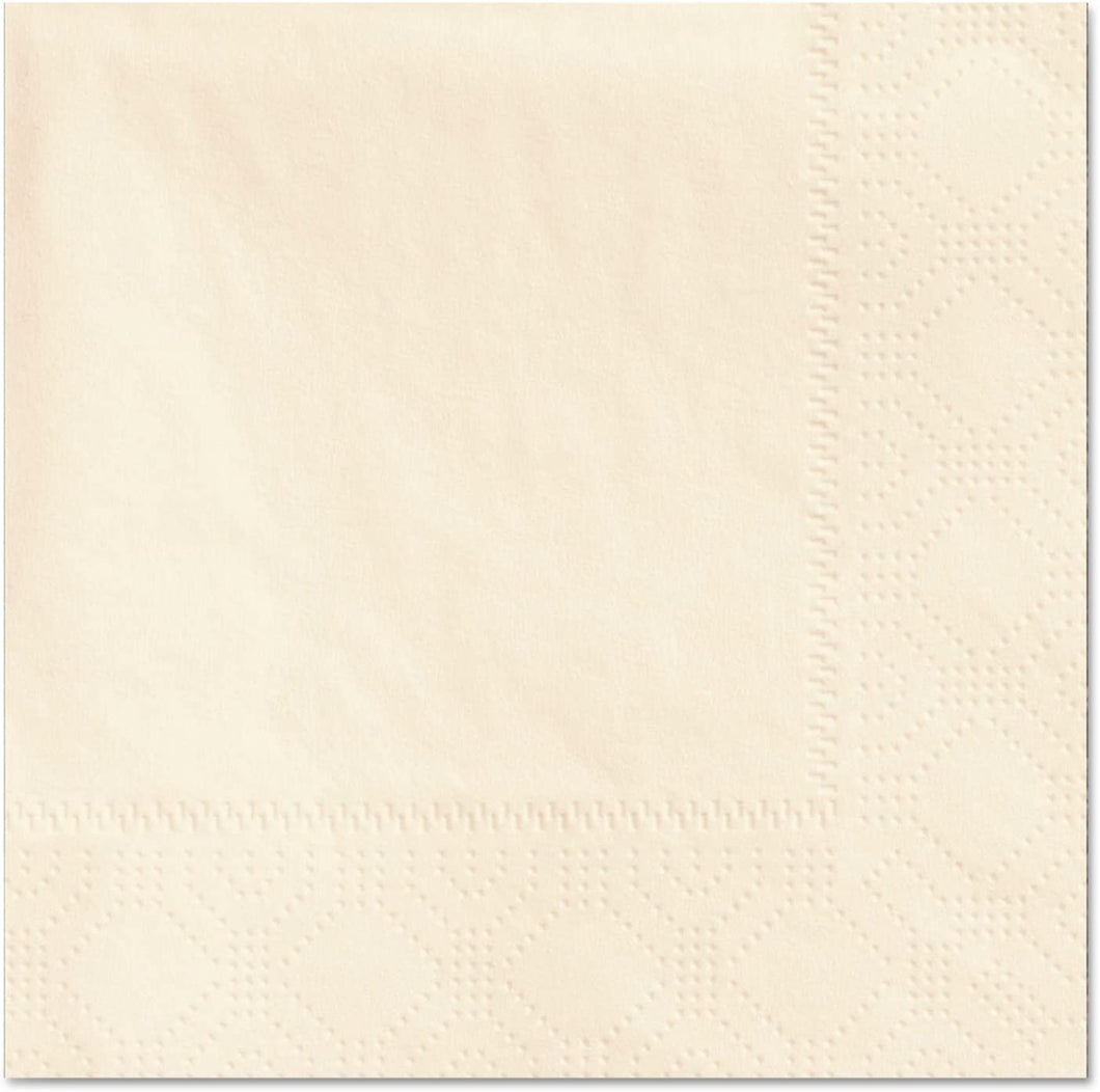 Hoffmaster Ecru Beverage Napkin, 9.5 x 9.5 inch - 1000 per case.