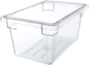 Cambro 12189CW135, Polycarbonate Camwear Boxes, 4.75-Gallon, Clear