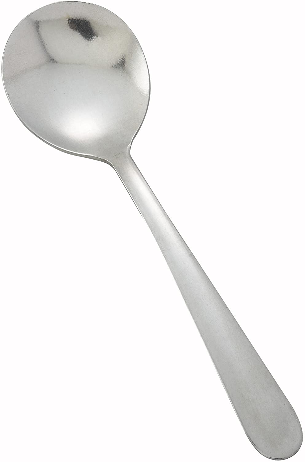 Winco 0012-04 12-Piece Windsor Heavy Weight Bouillon Spoon Set, 18-0 Stainless Steel