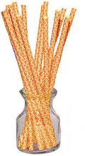 Load image into Gallery viewer, Hoffmaster Cocktail Straw Black Chevron, S!mply Baked 5-1/2", Pack of 500
