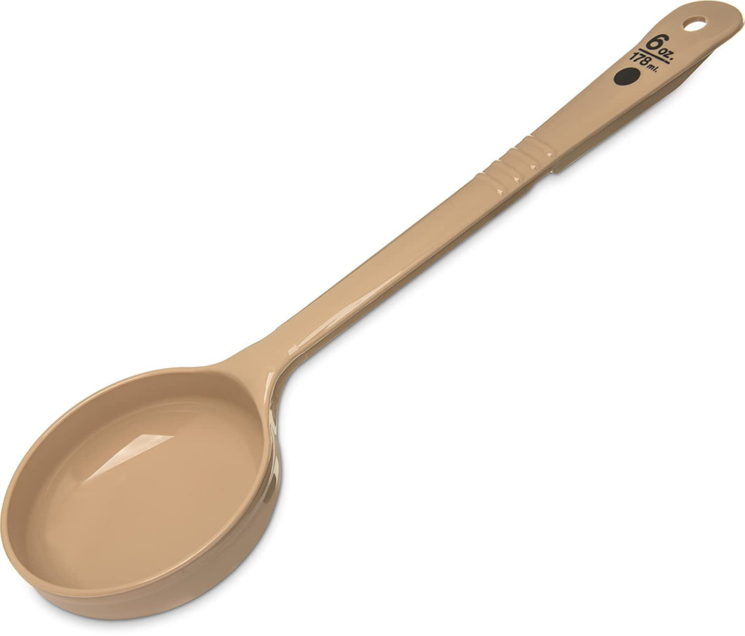 Carlisle 432406 Solid Short Handle Portion Control Spoon