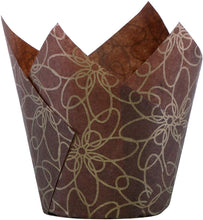 Load image into Gallery viewer, Hoffmaster Tulip Cup, Mini Chocolate 1 OZ, Pack of 1000
