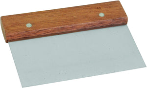 Thunder Group Dough Scraper Wood Handle, 6" W