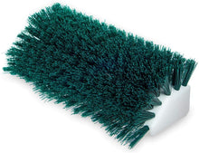 Load image into Gallery viewer, Carlisle 4042309 10" Hi-Lo Floor Brush Head - Crimped Synthetic Bristles, Poly, Green

