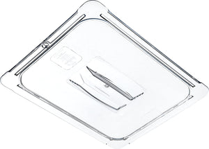 Carlisle 10230U07 StorPlus Half Size Polycarbonate Universal Handled Food Pan Lid, Clear