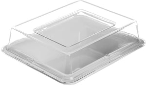 Carlisle 44432C07 Palette Designer Displayware Polycarbonate Cover, 3" H, Clear, For 1/2 Size Food Pan (Case of 12)