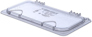 Carlisle 10278Z07 EZ Access Hinged Lid with Handle, Third Size, Clear