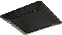 Load image into Gallery viewer, Carlisle 792403 Displayware Melamine Square Small Scalloped Platter, Black
