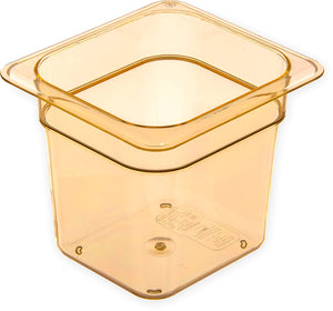 Carlisle StorPlus High Heat Food Pans Case Packs, Amber