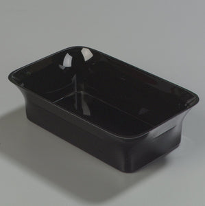 Carlisle 881903 Acrylic Deli Crock, 5 lb. Capacity, Black