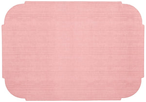 Hoffmaster 309025 Linenized Bond Placemat, 14" Length x 9-3/4" Width, Tiffany Cut, Dusty Rose (Case of 1000)