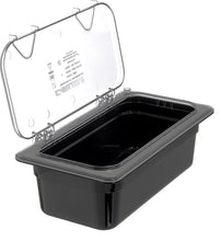 Load image into Gallery viewer, Carlisle 10278Z07 EZ Access Hinged Lid with Handle, Third Size, Clear
