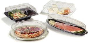 Carlisle 44432C07 Palette Designer Displayware Polycarbonate Cover, 3" H, Clear, For 1/2 Size Food Pan (Case of 12)