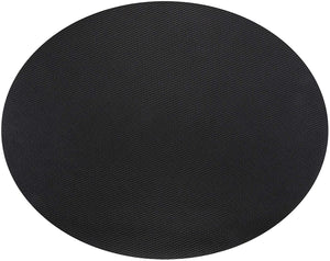 Hoffmaster Black Spunbond Traymat, Oval, Pebble Embossed Pattern, 19" X 24", Pack of 250