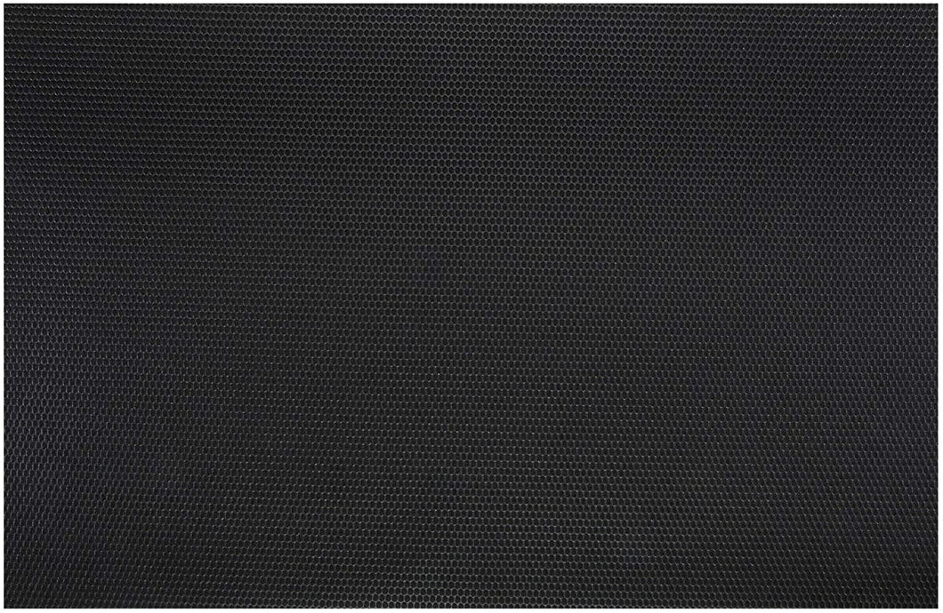 Hoffmaster Black Spunbond Traymat, Straight Edge Square Corner, Pebble Embossed Pattern, 13.625