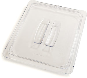 Carlisle 10230U07 StorPlus Half Size Polycarbonate Universal Handled Food Pan Lid, Clear