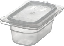 Load image into Gallery viewer, Carlisle 7068630 StorPlus Ninth Size Polypropylene Food Pan, 2.5&quot; Deep, Translucent
