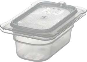 Carlisle 7068630 StorPlus Ninth Size Polypropylene Food Pan, 2.5" Deep, Translucent