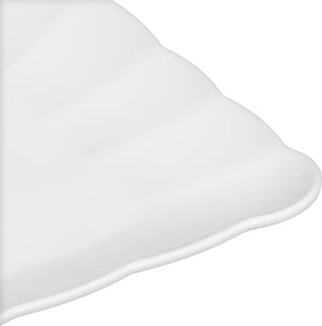 Displayware Square Small Scalloped Platter