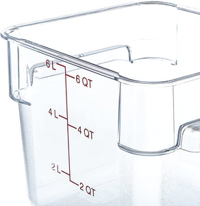 Carlisle StorPlus Square Container Only, Polycarbonate