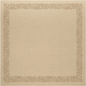 Hoffmaster Natural Leaf FashnPoint Natural Printed Flat Pack, Ultra Ply, 100% Recycled, 15 1/2"X15 1/2", Pack of 750