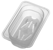 Load image into Gallery viewer, Carlisle 7068630 StorPlus Ninth Size Polypropylene Food Pan, 2.5&quot; Deep, Translucent
