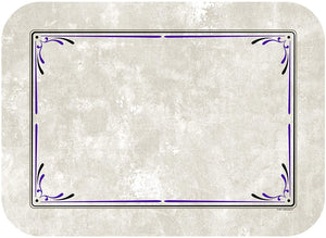 Hoffmaster Cobblestone Scalloped Traymat, 13-5/8"X18-3/4", Pack of 1000