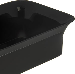 Carlisle 881903 Acrylic Deli Crock, 5 lb. Capacity, Black