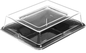 Carlisle 44432C07 Palette Designer Displayware Polycarbonate Cover, 3" H, Clear, For 1/2 Size Food Pan (Case of 12)