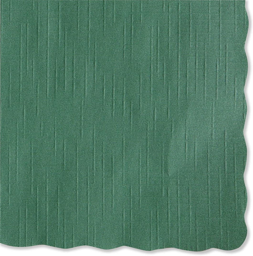 Hoffmaster Solid Hunter Green Economy Placemat, 9.5 x 13.5 inch - 1000 per case.