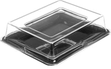 Load image into Gallery viewer, Carlisle 44432C07 Palette Designer Displayware Polycarbonate Cover, 3&quot; H, Clear, For 1/2 Size Food Pan (Case of 12)
