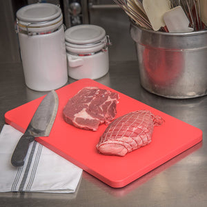 Carlisle Commercial Color Cutting Board, Polyethylene (HDPE)