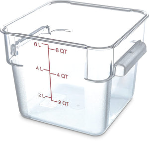 Carlisle StorPlus Square Container Only, Polycarbonate