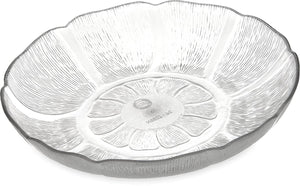 Carlisle 690707 Petal Mist Polycarbonate Soup/Salad Plate, 17.2-oz. Capacity, 6.25" Height x 18" Diameter, Clear (Case of 36)