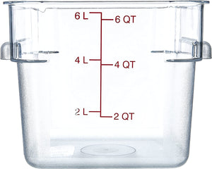 Carlisle StorPlus Square Container Only, Polycarbonate