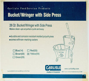 Carlisle  Commercial Mop Bucket With Side Press Wringer